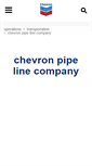 Mobile Screenshot of chevronpipeline.com